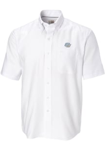 Cutter and Buck Southern University Jaguars Mens White Epic Easy Care Nailshead Short Sleeve Dre..