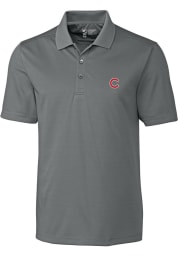 Cutter and Buck Chicago Cubs Mens Grey Fairwood Short Sleeve Polo