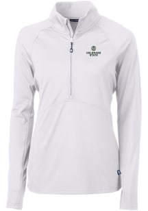 Cutter and Buck Colorado State Rams Womens White Adapt Eco 1/4 Zip Pullover
