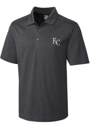 Cutter and Buck Kansas City Royals Mens Charcoal Chelan Short Sleeve Polo