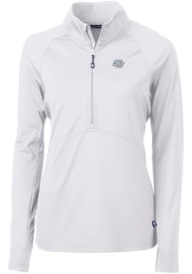 Cutter and Buck Southern University Jaguars Womens White Adapt Eco 1/4 Zip Pullover