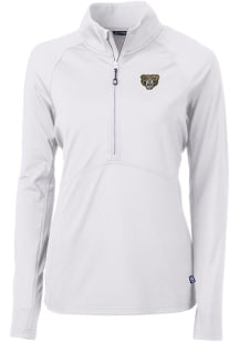 Cutter and Buck Oakland University Golden Grizzlies Womens White Adapt Eco 1/4 Zip Pullover