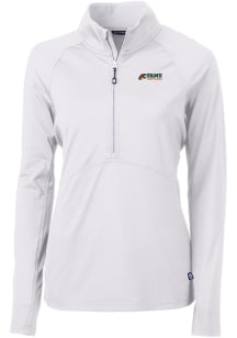 Cutter and Buck Florida A&amp;M Rattlers Womens White Adapt Eco 1/4 Zip Pullover
