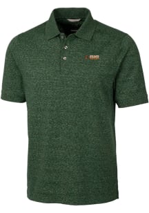 Cutter and Buck Florida A&amp;M Rattlers Mens Green Advantage Space Dye Short Sleeve Polo