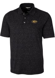 Cutter and Buck Grambling State Tigers Mens Black Advantage Space Dye Short Sleeve Polo