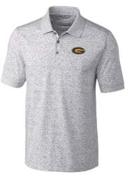 Cutter and Buck Grambling State Tigers Mens Grey Advantage Space Dye Short Sleeve Polo