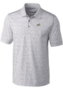 Cutter and Buck Montana State Bobcats Mens Grey Advantage Space Dye Short Sleeve Polo
