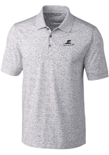 Cutter and Buck Providence Friars Mens Grey Advantage Space Dye Short Sleeve Polo