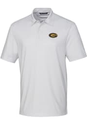 Cutter and Buck Grambling State Tigers Mens White Pike Double Dot Short Sleeve Polo