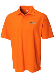 Cutter and Buck Florida A&M Rattlers Mens Orange Drytec Genre Textured Short Sleeve Polo