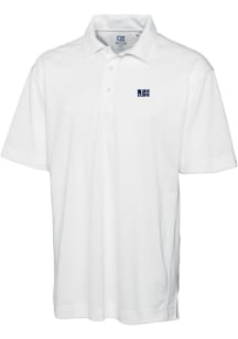 Cutter and Buck Jackson State Tigers Mens White Drytec Genre Textured Short Sleeve Polo