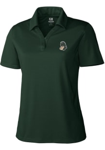 Cutter and Buck Michigan State Spartans Womens Green Genre Short Sleeve Polo Shirt