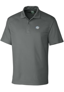 Cutter and Buck Southern University Jaguars Mens Grey Drytec Genre Textured Short Sleeve Polo
