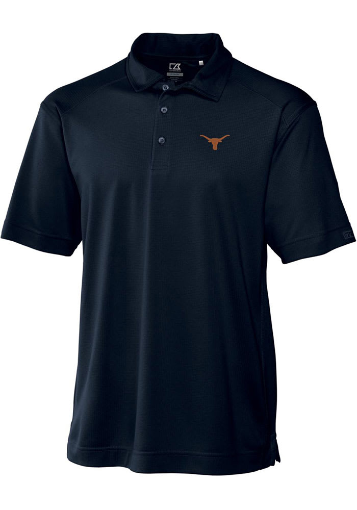 Cutter and Buck Texas Longhorns Mens Drytec Genre Textured NAVY Short
