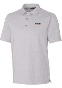 Cutter and Buck Florida A&amp;M Rattlers Mens Grey Forge Heathered Short Sleeve Polo