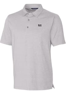 Cutter and Buck Jackson State Tigers Mens Grey Forge Heathered Short Sleeve Polo