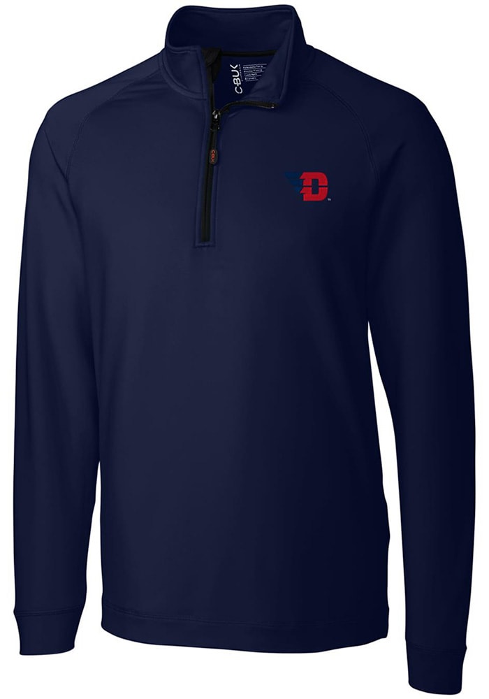 Cutter and Buck Dayton Flyers Jackson Pullover - Navy Blue