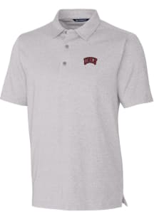 Cutter and Buck UNLV Runnin Rebels Mens Grey Forge Heathered Short Sleeve Polo