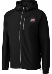 Cutter and Buck Ohio State Buckeyes Mens Black Anderson Light Weight Jacket