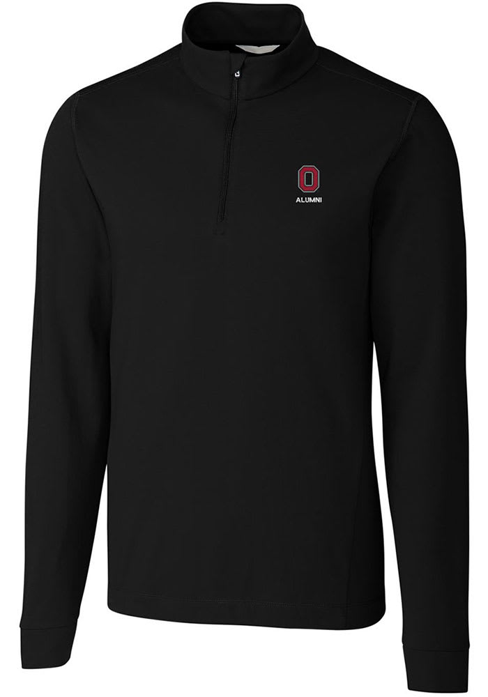 Cutter and Buck Ohio State Buckeyes Alumni Advantage Mock Pullover Black