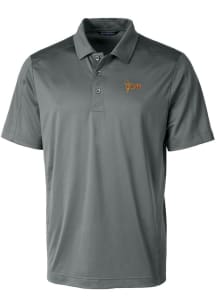 Cutter and Buck Arizona State Sun Devils Mens Grey Prospect Textured Short Sleeve Polo