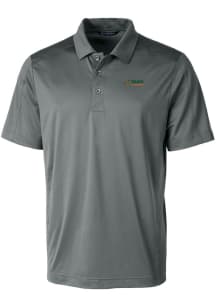 Cutter and Buck Florida A&amp;M Rattlers Mens Grey Prospect Textured Short Sleeve Polo
