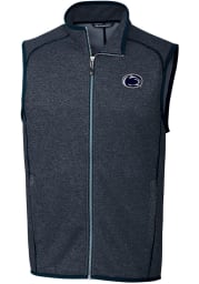 Cutter and Buck Penn State Nittany Lions Mens Navy Blue Mainsail Sleeveless Jacket