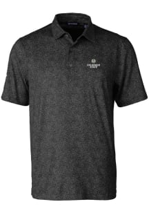 Cutter and Buck Colorado State Rams Mens Black Pike Constellation Short Sleeve Polo