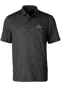 Cutter and Buck Creighton Bluejays Mens Black Pike Constellation Short Sleeve Polo