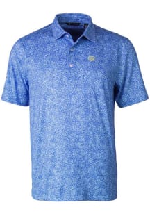 Cutter and Buck Southern University Jaguars Mens Blue Pike Constellation Short Sleeve Polo