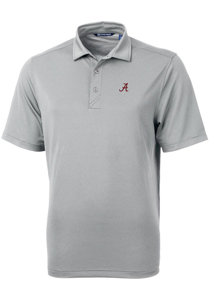 Antigua Men's Alabama Crimson Tide White Affluent Polo, Small