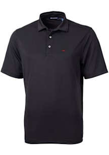 Cutter and Buck Cincinnati Bearcats Mens Black Virtue Eco Pique Short Sleeve Polo