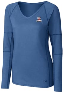 Cutter and Buck Arizona Wildcats Womens Blue Victory Long Sleeve T-Shirt
