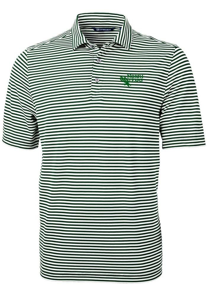 Cutter and Buck North Texas Mean Green Mens Virtue Eco Pique