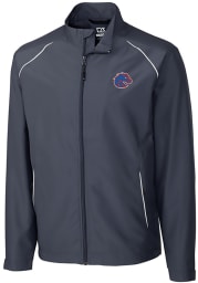 Cutter and Buck Boise State Broncos Mens Black Beacon Long Sleeve 1/4 Zip Pullover