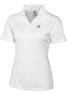 Cutter and Buck Southern University Jaguars Womens White Drytec Genre Textured Short Sleeve Polo..