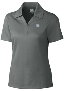 Cutter and Buck Southern University Jaguars Womens Grey Drytec Genre Textured Short Sleeve Polo ..