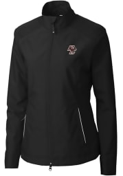 Cutter and Buck Boston College Eagles Womens Black Beacon Light Weight Jacket