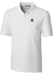 Cutter and Buck South Carolina Gamecocks Mens White Forge Short Sleeve Polo