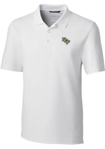 Cutter and Buck UCF Knights Mens White Forge Short Sleeve Polo