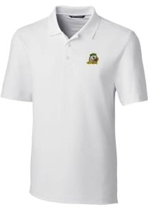 Cutter and Buck Oregon Ducks Mens White Forge Short Sleeve Polo