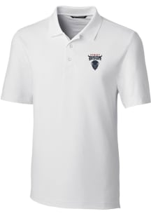 Cutter and Buck Howard Bison Mens White Forge Short Sleeve Polo