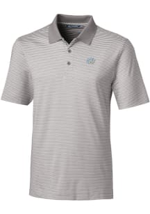 Cutter and Buck Southern University Jaguars Mens Grey Forge Tonal Stripe Short Sleeve Polo