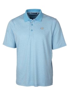 Cutter and Buck Southern University Jaguars Mens Blue Forge Tonal Stripe Short Sleeve Polo