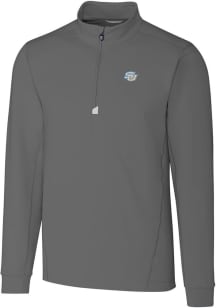 Cutter and Buck Southern University Jaguars Mens Grey Traverse Long Sleeve Qtr Zip Pullover