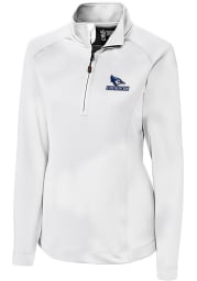 Cutter and Buck Creighton Bluejays Womens White Jackson 1/4 Zip Pullover