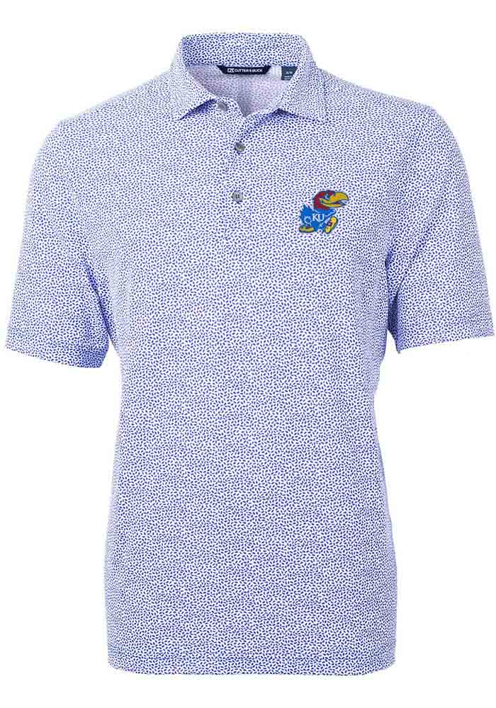 Cutter and Buck Kansas Jayhawks Mens Virtue Botanical ROYAL Short
