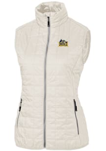 Womens Drexel Dragons White Cutter and Buck Rainier PrimaLoft Puffer Vest