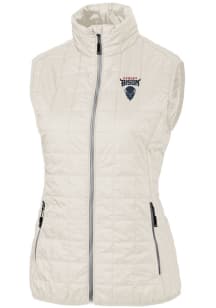 Cutter and Buck Howard Bison Womens White Rainier PrimaLoft Puffer Vest