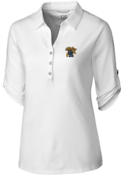 Cutter and Buck Kentucky Wildcats Womens Thrive Long Sleeve White Dress Shirt